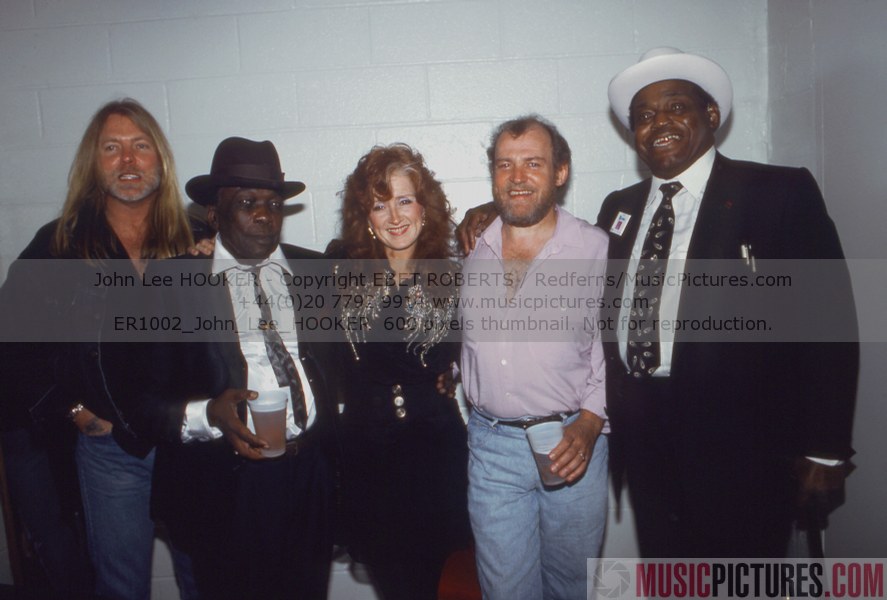 GA, John Lee Hooker, Bonnie Raitt, Joe Cocker(?), & Willie Dixon. 